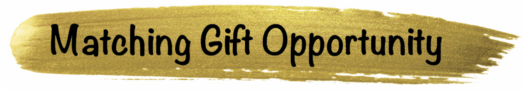 Image heading stating 'Matching Gift Opportunity'